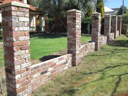 Reclaimed Bricks - Garden Wall